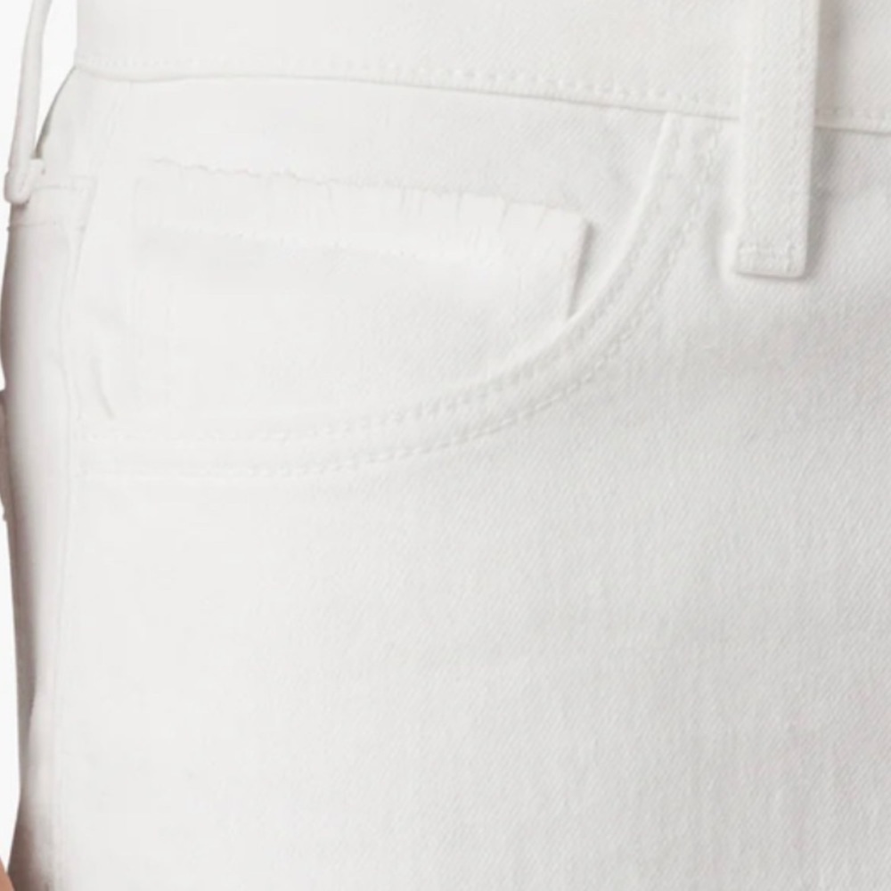 Joe’s Jeans Relaxed White Short The Jessie Vintage Stretch Frayed Size 34 NWT - Picture 6 of 11